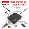 Bộ HUB USB-C 3in1 LENOVO THINKPLUS C150 Chính hãng - Giá chỉ 179.000đ, giảm mạnh từ 220.170đ