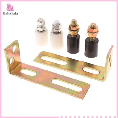 Bộ Hướng Dẫn Bánh Xe Sân Cửa, Con Lăn Nylon Đôi Điều Chỉnh, Đỡ L‑Pillar, Cửa Trượt 103.300₫