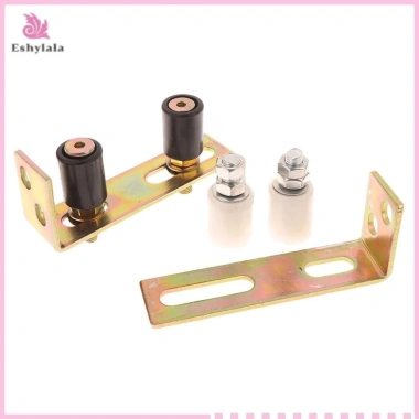 Bộ Hướng Dẫn Bánh Xe Sân Cửa, Con Lăn Nylon Đôi Điều Chỉnh, Đỡ L‑Pillar, Cửa Trượt 103.300₫