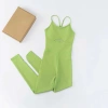 Bộ Jumpsuit Set Nữ Thun Gân Co Giãn 4 Chiều, Thấm Hút Mồ Hôi - Tập Yoga và Gym, Giá 510.000₫ 10