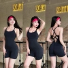 Bộ jumpsuit tập gym yoga jumba có mút thoải mái co giãn giảm giá hấp dẫn 5