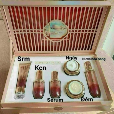 Bộ Kayoko Plus Đỏ Nhật Bản 6in1 - Sạch Năm, Tân Hằng, Dưỡng Trắng Da, Giá 1.352.000₫ 4