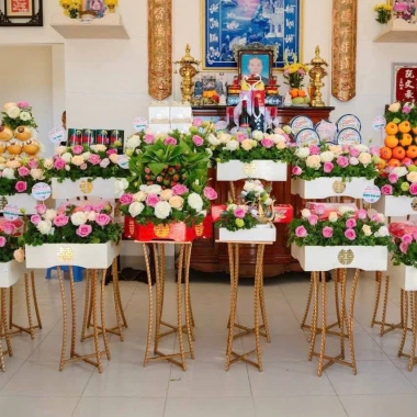 Bộ kệ 9 cái lễ tráp mâm quả cưới hỏi - Giá ưu đãi 1.8tr, chất liệu bền, sang trọng 3