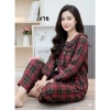 Bộ kẻ dài xinh, mặc nhà thoải mái - Đầm ngủ đẹp, giá chỉ 151.200₫, giảm tới 18%