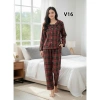 Bộ kẻ dài xinh, mặc nhà thoải mái - Đầm ngủ đẹp, giá chỉ 151.200₫, giảm tới 18% 2