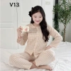 Bộ kẻ dài xinh, mặc nhà thoải mái - Đầm ngủ đẹp, giá chỉ 151.200₫, giảm tới 18% 7