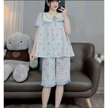 Bộ Kẻ Lửng Bầu & Sau Sinh Cổ Bèo – Thiết Kế Thoáng Khí, Giá Ưu Đãi 130k 4