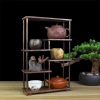 Bộ kệ trưng bày gà cánh rắn gỗ tím cát ấm - Giá trà, ưu đãi 238.875đ 5