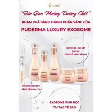Bộ Kem Dưỡng Da Cao Cấp Puderma Luxury Exosome – Nâng Cơ Giảm Nhăn Tái Tạo Mờ Thâm Nám – Giá 719.800₫ 7