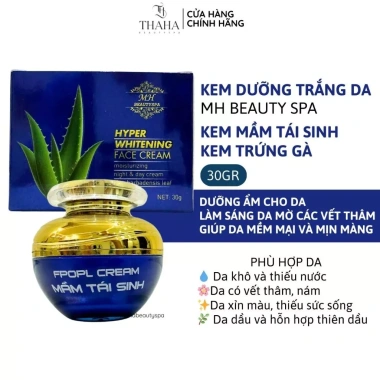 Bộ Kem Dưỡng Sáng Da & Serum MH Beauty Spa - Chống Nám, Dưỡng Ẩm, Đều Màu - 250k