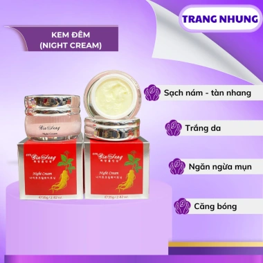 Bộ kem nám Hồng Sâm Ginseng 4IN1 DFR Dưỡng trắng da, mờ thâm nám, tàn nhang, 900k 4 Bộ kem nám Hồng Sâm Ginseng 4IN1 DFR Dưỡng trắng da, mờ thâm nám, tàn nhang, 900k 4