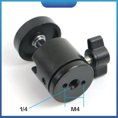 Bộ Kẹp Điện Thoại Xoay 360 độ + Bi Cầu Xoay, Lắp Đèn Livestream, Tripod, Gậy Chụp Ảnh - Giá 15.000 VND 2