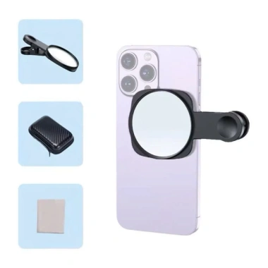 Bộ kẹp phản chiếu gương G1 cho máy ảnh - điện thoại, chụp hình có túi đựng, giá 37.400đ