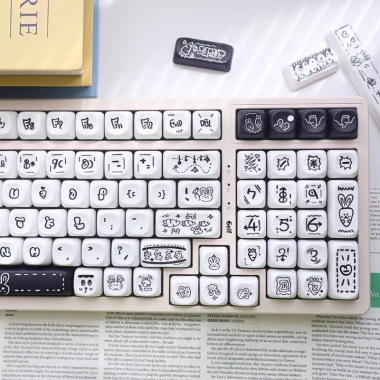 Bộ Keycap Carrot Rabbit XDA Doodle Bunny – Độc đáo, giảm còn 444.444₫ | KCRAFT