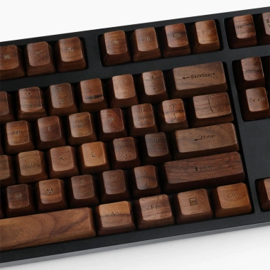 Bộ keycap gỗ thật 104 phím màu ngẫu nhiên – KCAP World of keycaps, giá ưu đãi 6.666.666₫