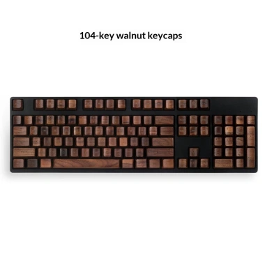 Bộ keycap gỗ thật 104 phím màu ngẫu nhiên – KCAP World of keycaps, giá ưu đãi 6.666.666₫