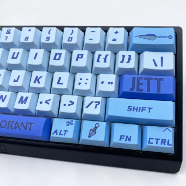 Bộ Keycap Jett Valorant Fullset 101 Phím - KCRAFT World of Keycaps Giá chỉ 755.000 VND Giảm từ 966.400 VND 5