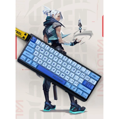 Bộ Keycap Jett Valorant Fullset 101 Phím - KCRAFT World of Keycaps Giá chỉ 755.000 VND Giảm từ 966.400 VND 7
