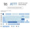 Bộ Keycap Jett Valorant Fullset 101 Phím - KCRAFT World of Keycaps Giá chỉ 755.000 VND Giảm từ 966.400 VND 8