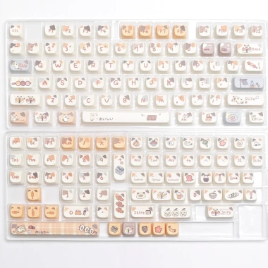 Bộ Keycap Miao Cat Pastel KCRAFT - Thiết kế mèo pastel, giảm giá 17% keycaps 4