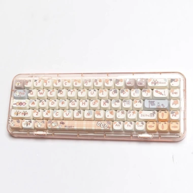 Bộ Keycap Miao Cat Pastel KCRAFT - Thiết kế mèo pastel, giảm giá 17% keycaps 8