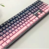 Bộ keycap PBT Hồng Hoàng Hôn 104 phím hồng tím đen – Giá 400.000₫ 2