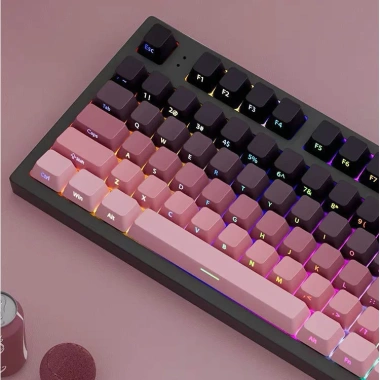 Bộ keycap PBT Hồng Hoàng Hôn 104 phím hồng tím đen – Giá 400.000₫ 4 Bộ keycap PBT Hồng Hoàng Hôn 104 phím hồng tím đen – Giá 400.000₫ 4