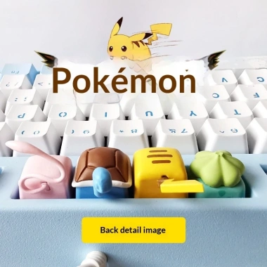 Bộ Keycap Pokemon Mini KCRAFT - Keycaps dễ thương, giảm 18% chỉ 230.000₫