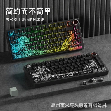 Bộ Keycap Ukiyo-e 2.0 Xuyên Led RGB PBT 134 Phím - KCRAFT, Giá ưu đãi 556.540₫ 3