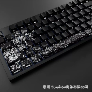 Bộ Keycap Ukiyo-e 2.0 Xuyên Led RGB PBT 134 Phím - KCRAFT, Giá ưu đãi 556.540₫ 5