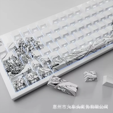 Bộ Keycap Ukiyo-e 2.0 Xuyên Led RGB PBT 134 Phím - KCRAFT, Giá ưu đãi 556.540₫ 8