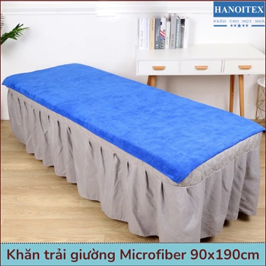 Bộ Khăn Spa HANOITEX Microfiber Cao Cấp Dày Dặn Siêu Bền Siêu Thấm Giá 176k