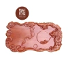 Bộ khay trà liền khối 6 món gỗ gõ Mạnh Nam - Sang trọng, giá ưu đãi 774.884 VND cho phòng khách 3