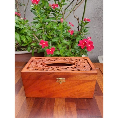 Bộ khay trà liền khối 6 món gỗ gõ Mạnh Nam - Sang trọng, giá ưu đãi 774.884 VND cho phòng khách 4