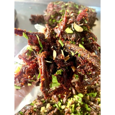 Bò khô 1kg Đập tỏi lá chanh Xé sợi: Siêu ngon, giảm giá 380k, hương vị đậm đà 3