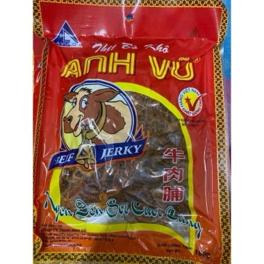 Bò Khô Anh Vũ Đặc Sản Quảng Ngãi 1kg - Gói Sợi Ngon, Giá 240.000đ Giảm Đặc Biệt