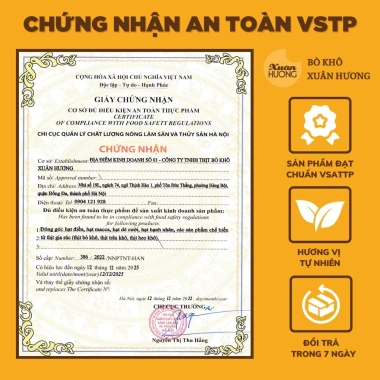 Bò Khô Miếng XUÂN HƯƠNG 500g – Vị Truyền Thống Thơm Ngon, Giá Giảm Đặc Biệt 584.846₫ 4