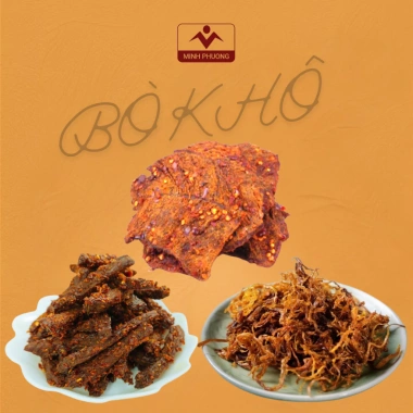 Bò Khô Sợi Minh Phương – Số 1 Hải Phòng, Giòn Tan, Giá Ưu Đãi 236.000 VNĐ 2
