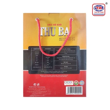 Bò khô Thu Ba Food 500g hộp giấy - Thịt bò khô thơm ngon, ưu đãi 490.000₫ 3