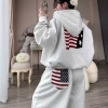 Bộ Khoác Nỉ Cờ Mỹ Zang Zang – Áo Hoodie & Quần Ống Suông Năng Động Thể Thao, Giá 89.000₫