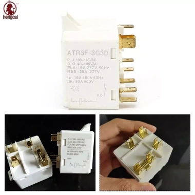 Bộ khởi động rơle 5Pin HLR3.300-4G3D cho máy nén lạnh điều hòa 287.100 VND
