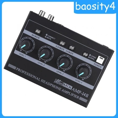 Bộ khuếch đại âm thanh nổi 8 kênh Amp 3 giắc cắm cho tai nghe, micrô, điện thoại thông minh và loa - Giá ưu đãi 558.800₫