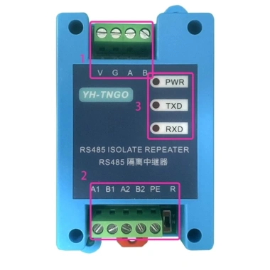 Bộ khuếch đại RS485 CUY tăng cường, cách ly, mở rộng khoảng cách, giảm lỗi 9 Bộ khuếch đại RS485 CUY tăng cường, cách ly, mở rộng khoảng cách, giảm lỗi 9