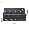 Bộ khuếch đại tai nghe 8 kênh amp độ ồn thấp chuyên nghiệp - giá 558.800đ cho máy nghe nhạc, máy tính, loa 5