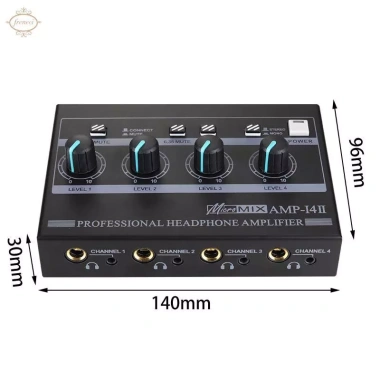 Bộ khuếch đại tai nghe 8 kênh amp độ ồn thấp chuyên nghiệp - giá 558.800đ cho máy nghe nhạc, máy tính, loa
