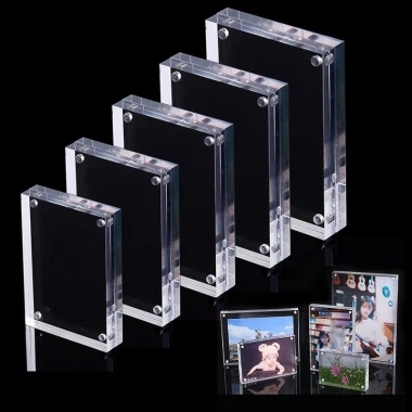 Bộ khung ảnh Acrylic góc phải, Thẻ giá 0,8+0,8cm – Giá trị cao, giá chỉ 48.490đ