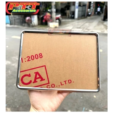 Bộ Khung Bọc Biển Số Inox Cao Cấp - Bảo Vệ, Độ Bền Lâu Dài, Giá Chỉ 60.000 VND
