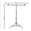 Bộ Khung Treo Chữ T - Phông Chụp Ảnh Cao 2m Tặng Kẹp Phông Giá 69.000đ 4