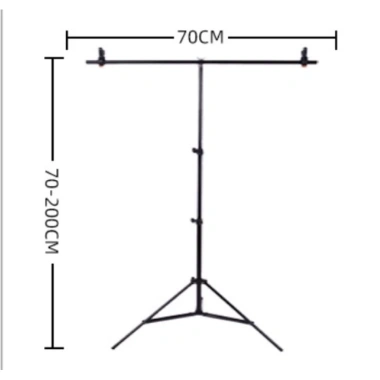 Bộ Khung Treo Chữ T - Phông Chụp Ảnh Cao 2m Tặng Kẹp Phông Giá 69.000đ 4