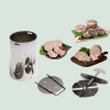 Bộ khuôn giò chả inox không rỉ 1kg-2kg dày dặn cao cấp, ưu đãi Tết 2.025 4